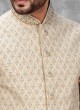 Thread Embroidered Mens Nehru Jacket Set